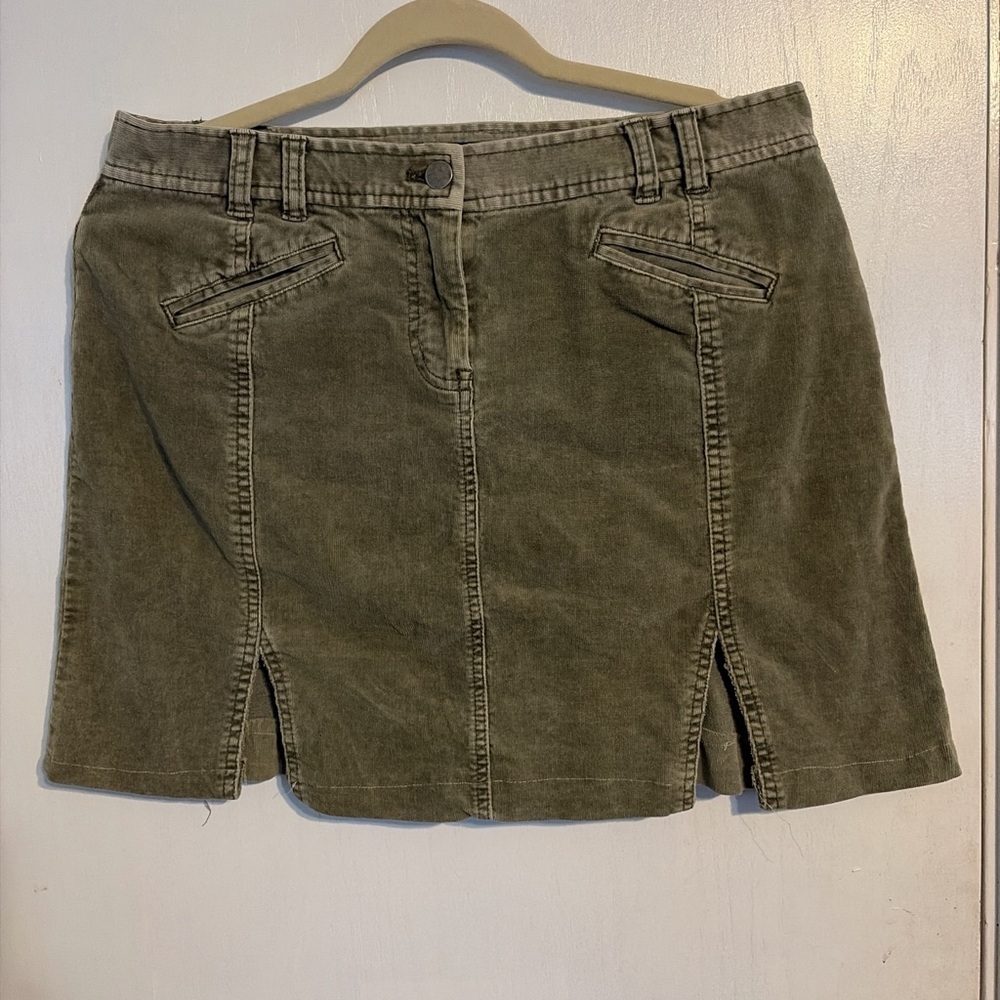 New York & Company Sage Corduroy Skirt
